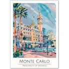 Monte Carlo Art Print - Glamorous Views of Monaco’s Luxury District