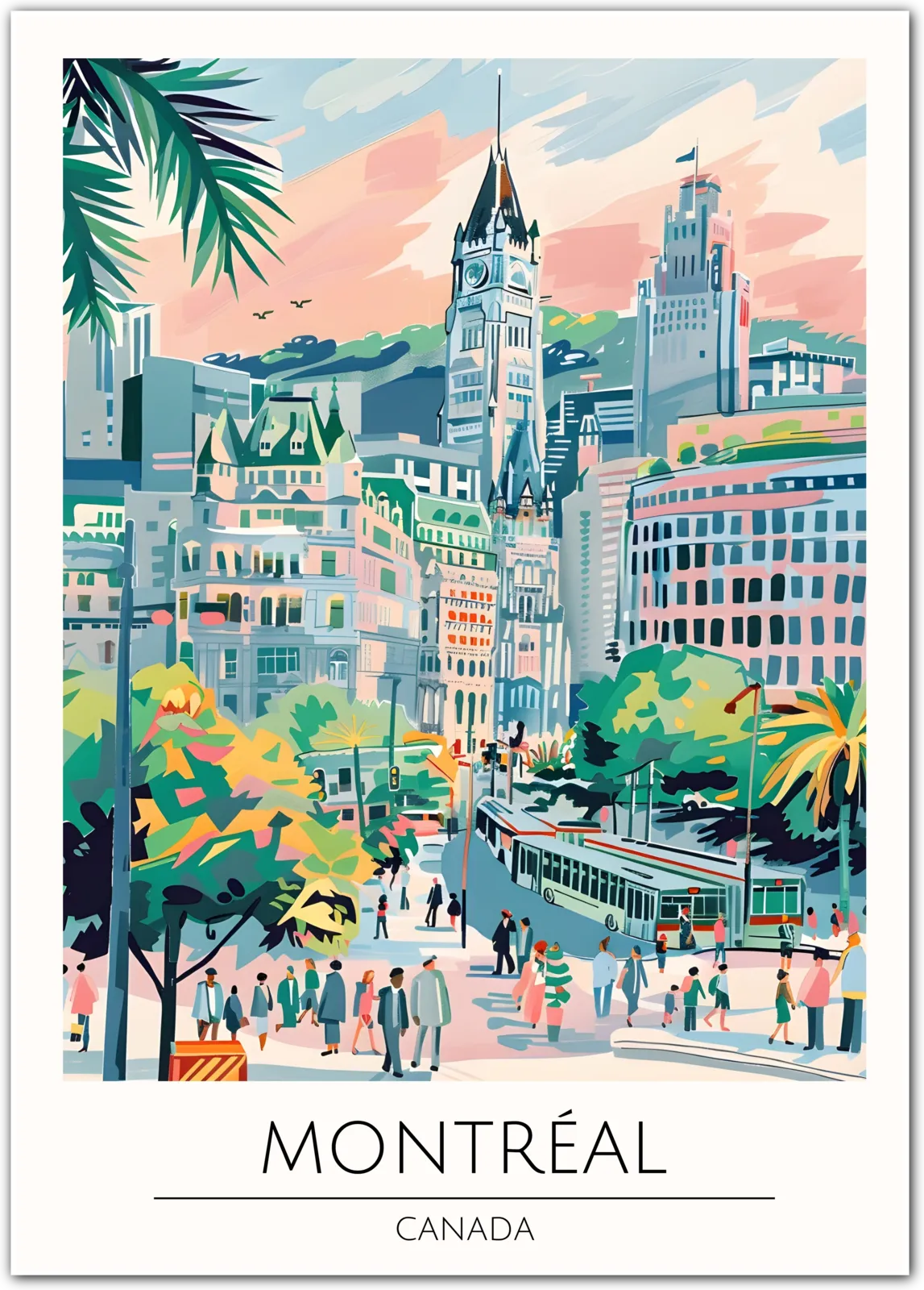 Montreal Art Print - Urban Views of Canada’s Beautiful French-Inspired City