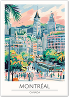 Montreal Art Print - Urban Views of Canada’s Beautiful French-Inspired City