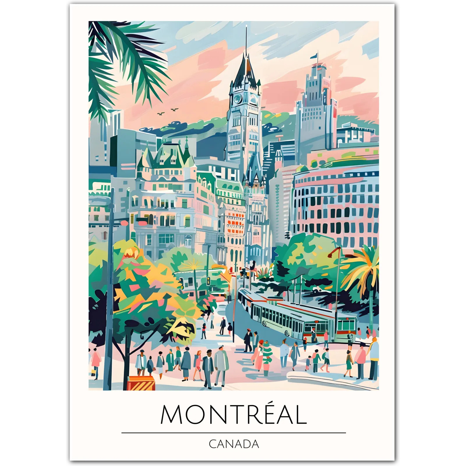 Montreal Art Print - Urban Views of Canada’s Beautiful French-Inspired City