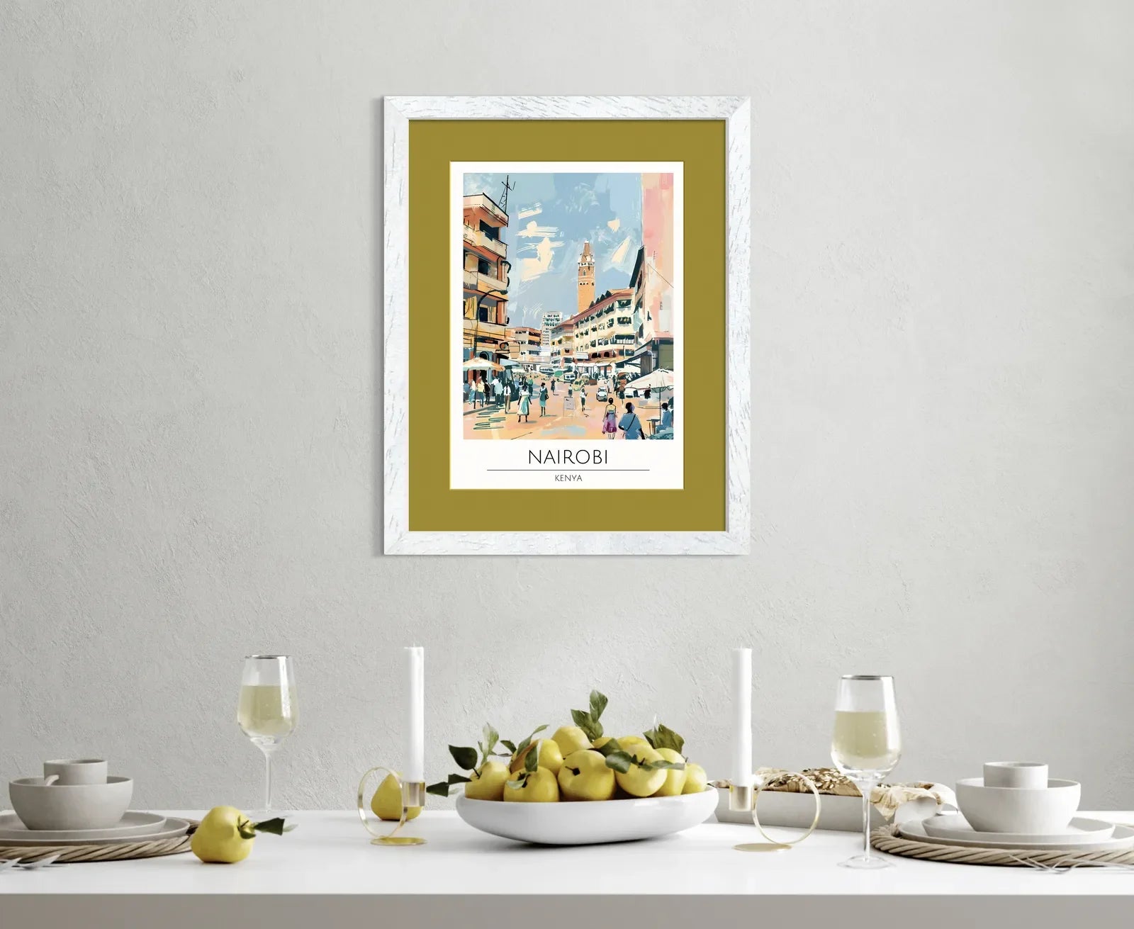 Nairobi Art Print - Urban Life in Kenya’s Vibrant Capital