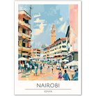 Nairobi Art Print - Urban Life in Kenya’s Vibrant Capital