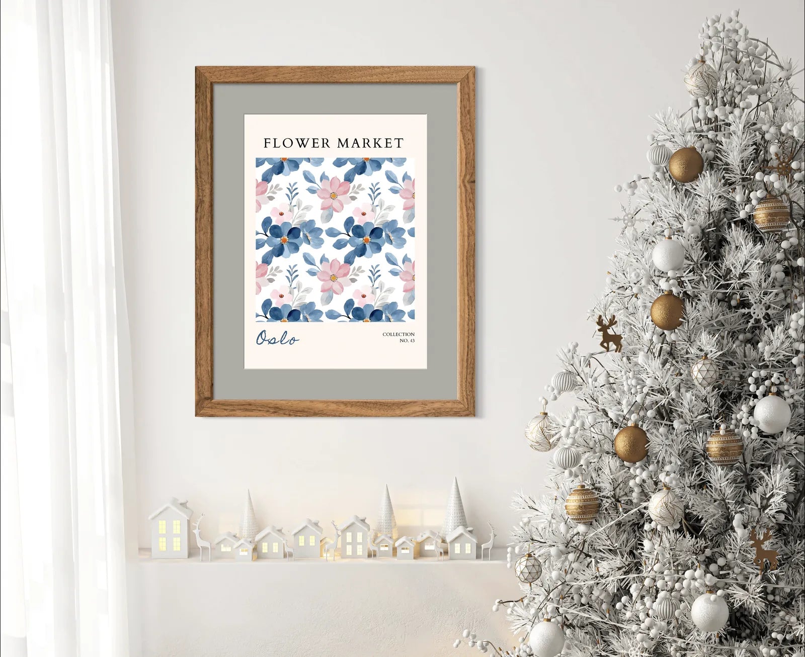 Blush & Blue Whimsy – Oslo Soft Floral Watercolour