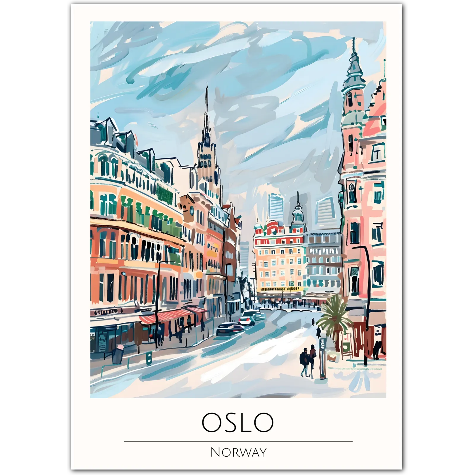 Oslo Norway Art Print