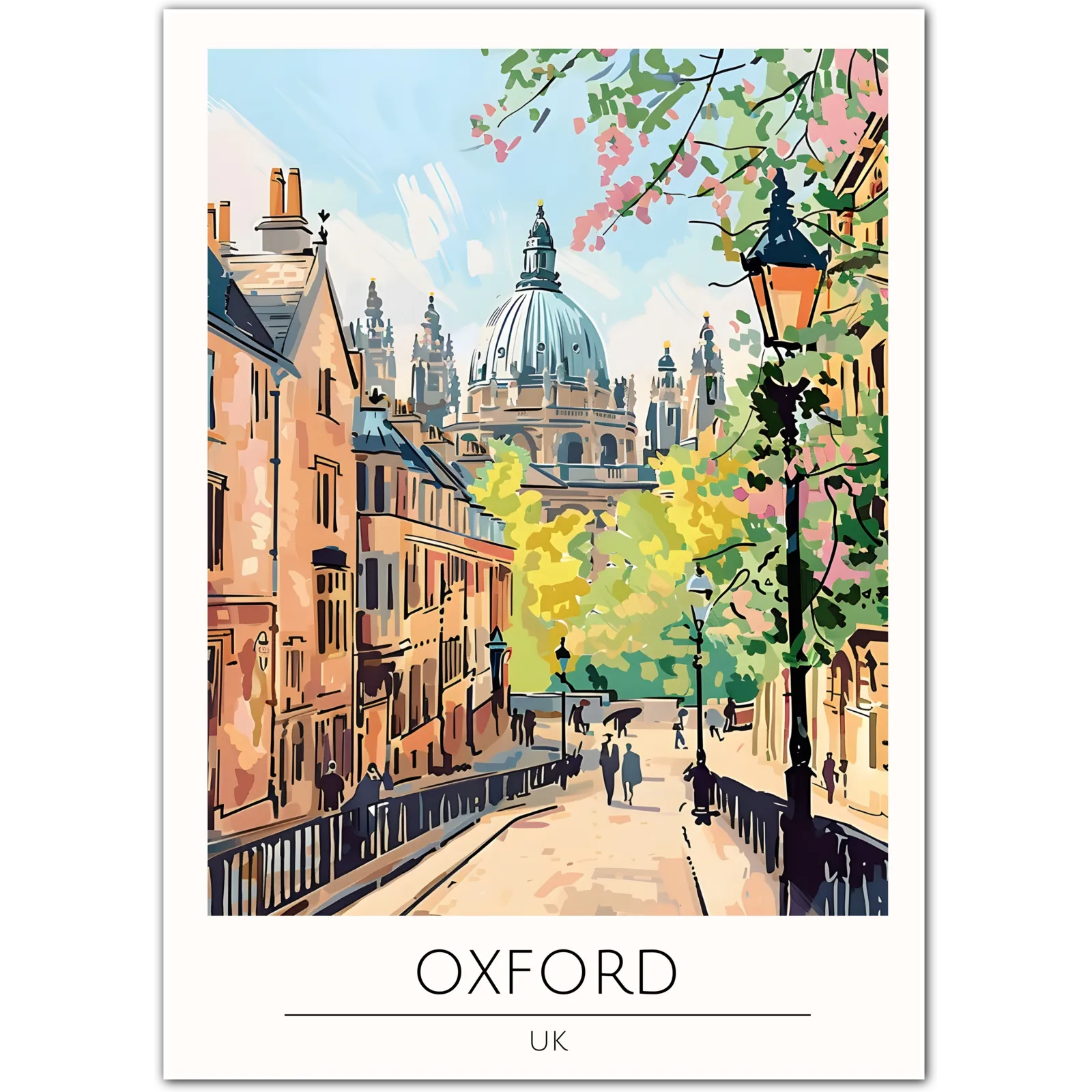 Oxford UK Art Print