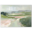 Whispers of Dawn – A Tranquil Landscape in Sage and Blush