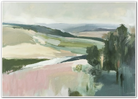 Fields After Rain – Dreamlike Hills in Muted Pastel Hues