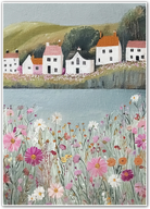 Riverbank Serenity – Floral Waterside Hamlet