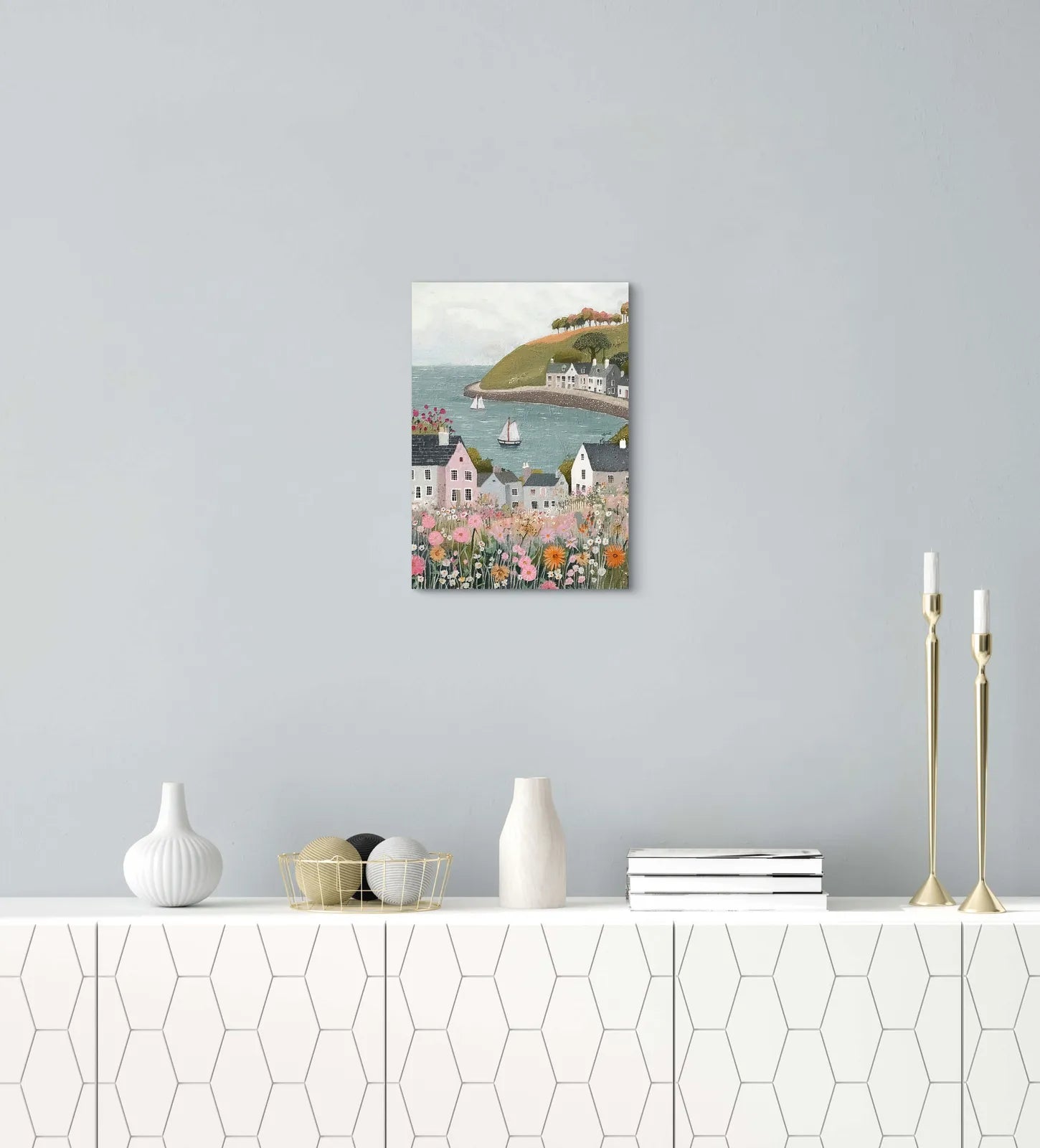 Harbour View Haven – Pink Roofs and Coastal Calm