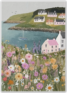 Pink Harbour Hill – Springtime Blooms and Sailboat Bay
