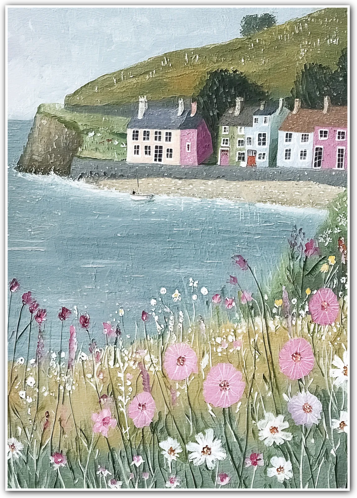 Pink Shoreline Village – Coastal Bliss and Blooms