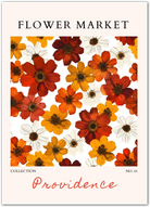 Wildflower Rhapsody – Providence Autumn Floral Poster