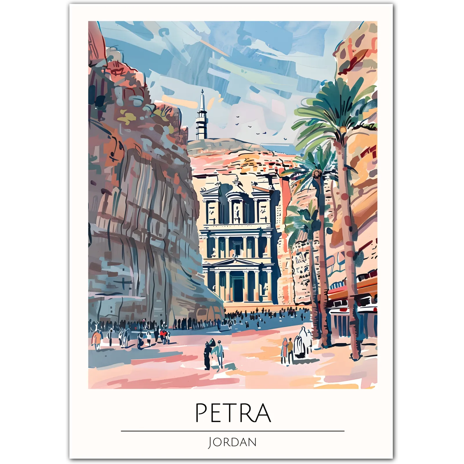 Petra Jordan Art Print