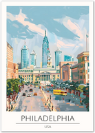 Philadelphia USA Art Print