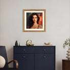 Chic Designer Pixelated Woman Wall Art 2