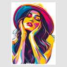 Country Girl In Hat Pop Art Print 1