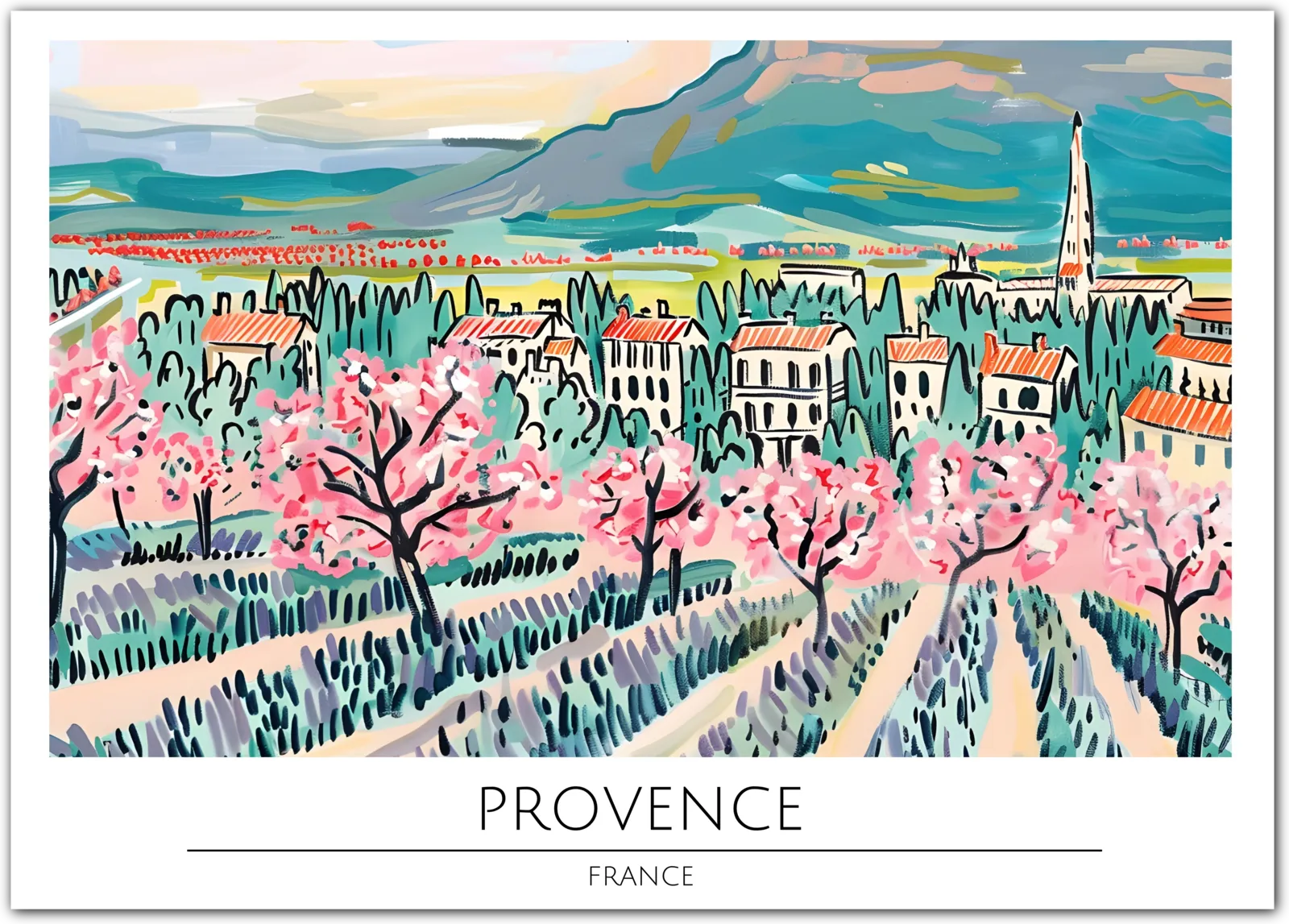 Charming Provence: Blossoming Vines and Rustic French Views