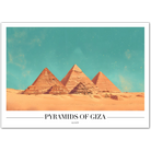 Pyramids of Giza Egypt Art Print