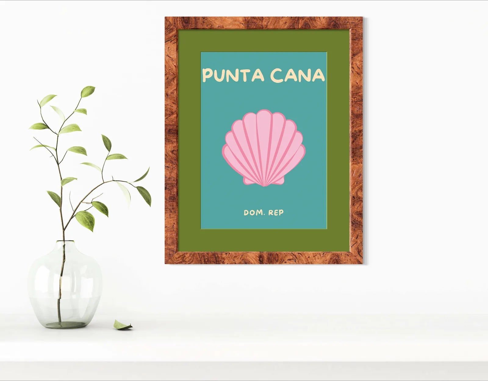 Punta Cana Seashell Tropical Paradise Art Print