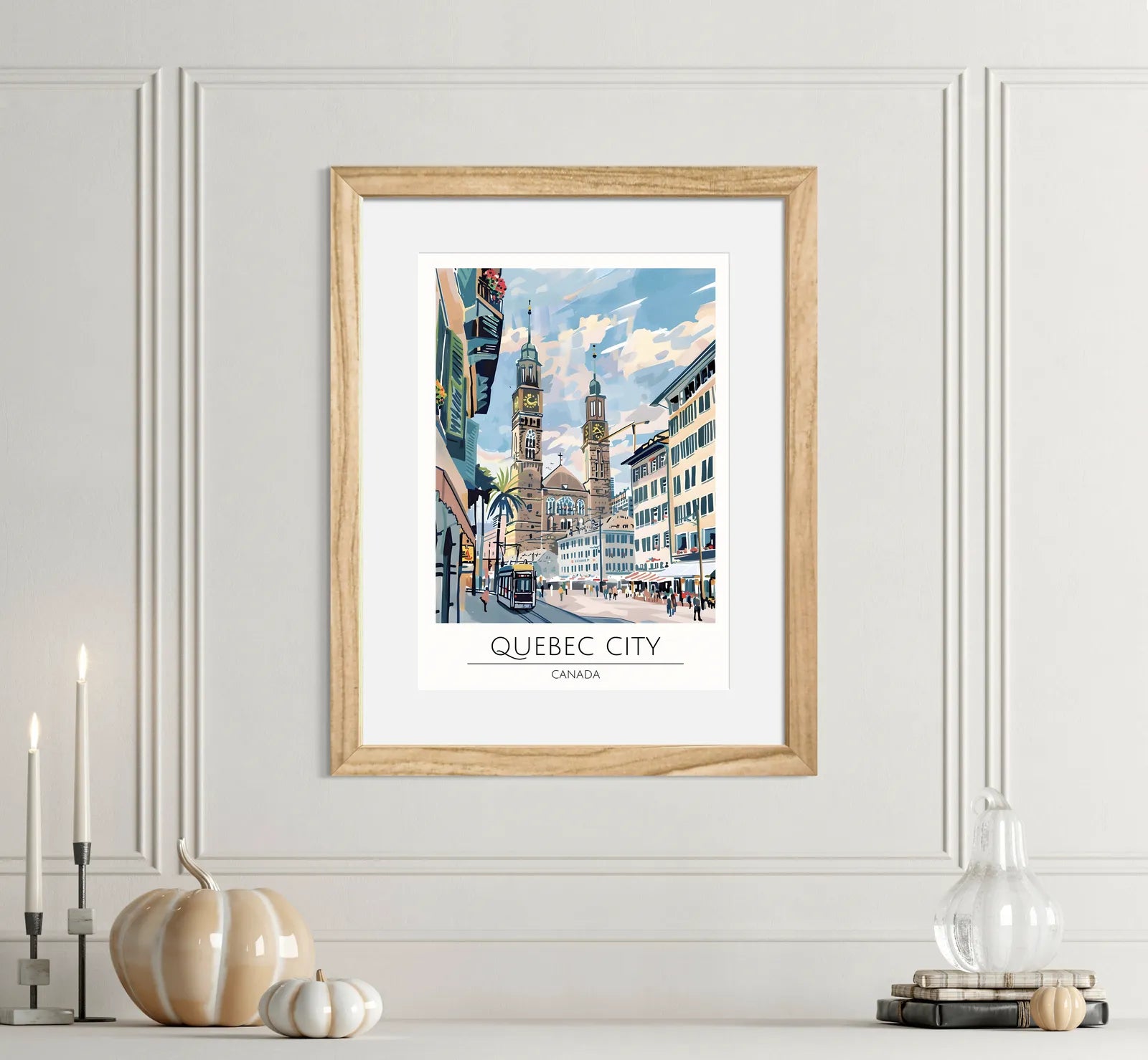 Quebec City Canada Art Print – Historic Charm