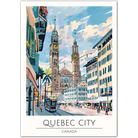 Quebec City Canada Art Print – Historic Charm