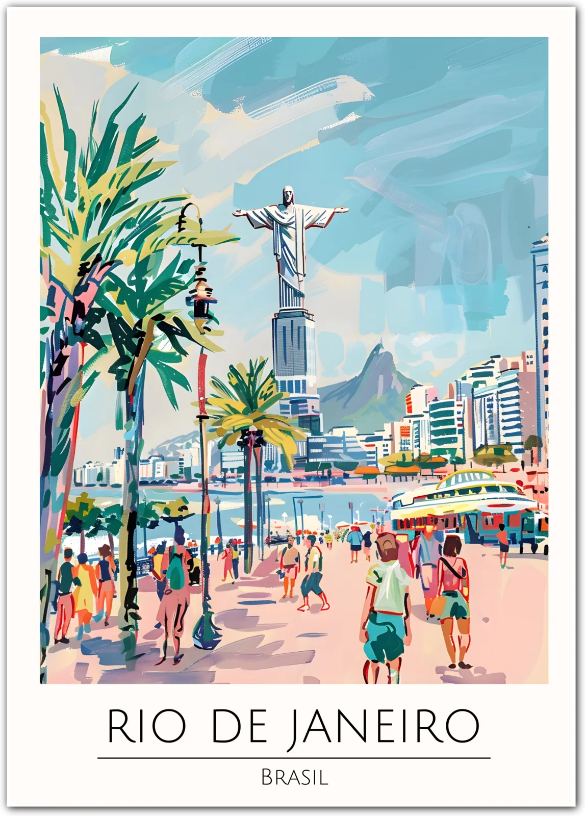 Rio de Janeiro Brazil Art Print – Iconic Landscape