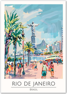 Rio de Janeiro Brazil Art Print – Iconic Landscape