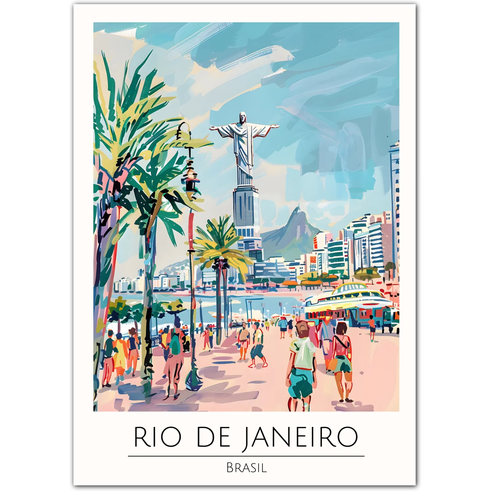 Rio de Janeiro Brazil Art Print – Iconic Landscape