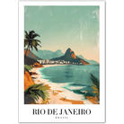 Tropical Rio de Janeiro: Iconic Beaches and Sugarloaf Mountain Art Print