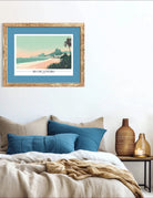 Rio de Janeiro Beach Art Print with Blue-Green Tones 2