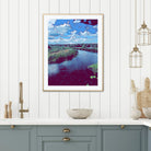 Country River Wall Hanging Art Print