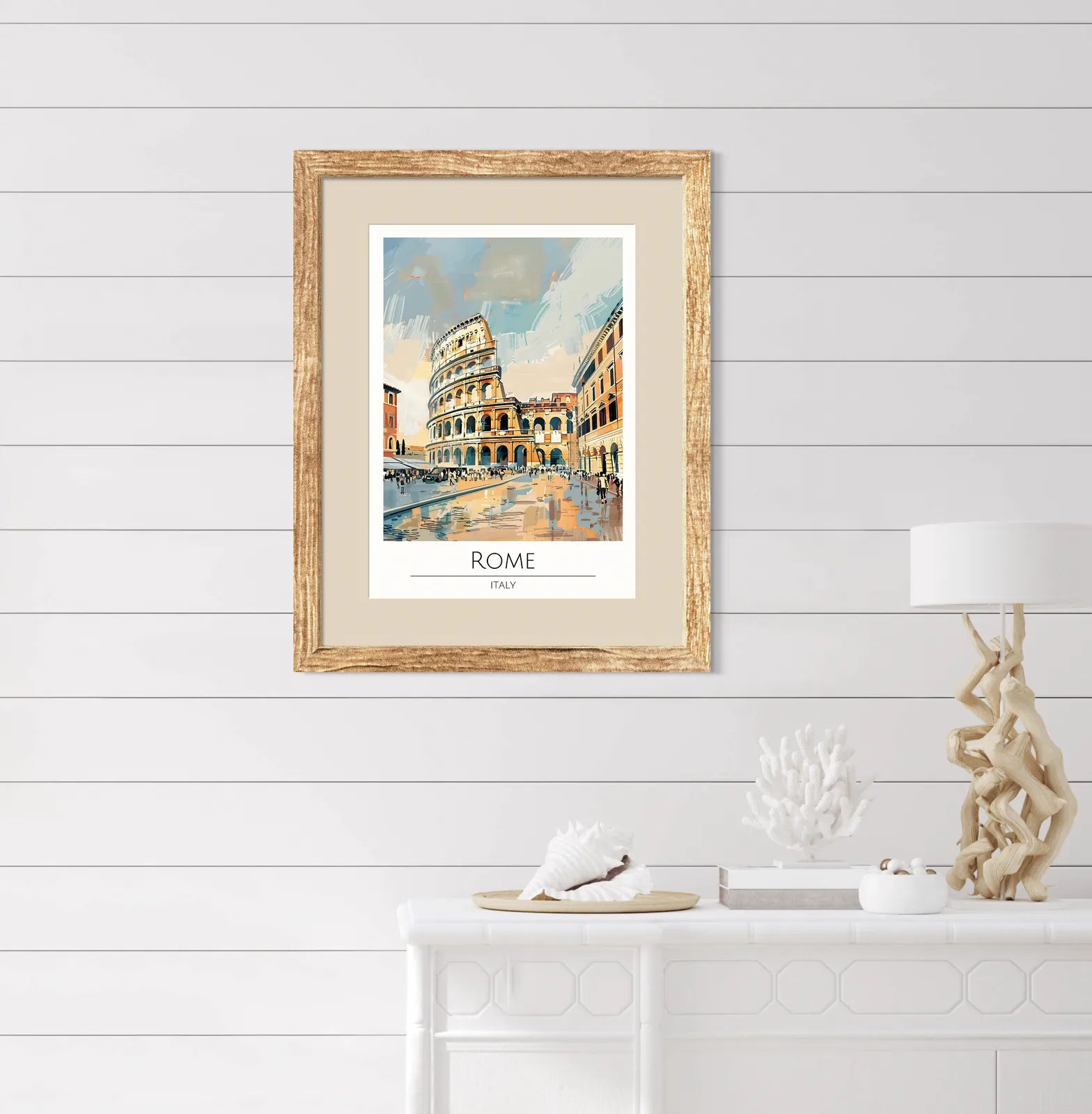 Rome Italy Art Print – Iconic Colosseum