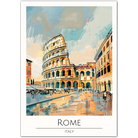 Rome Italy Art Print – Iconic Colosseum