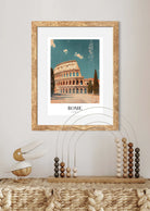 The Majestic Colosseum: Iconic Roman Landmark Art Print