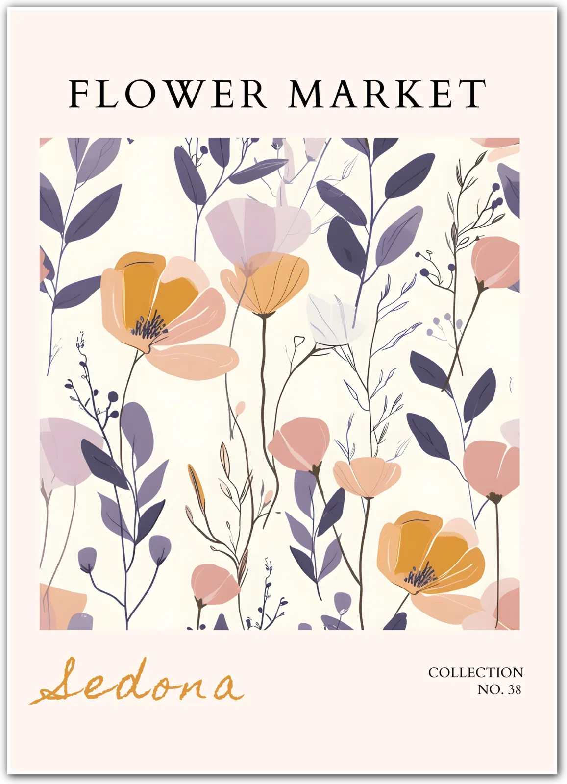 Wild Desert Blooms – Sedona Floral Art Print