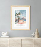 San Diego USA Art Print – Seaside Cityscape