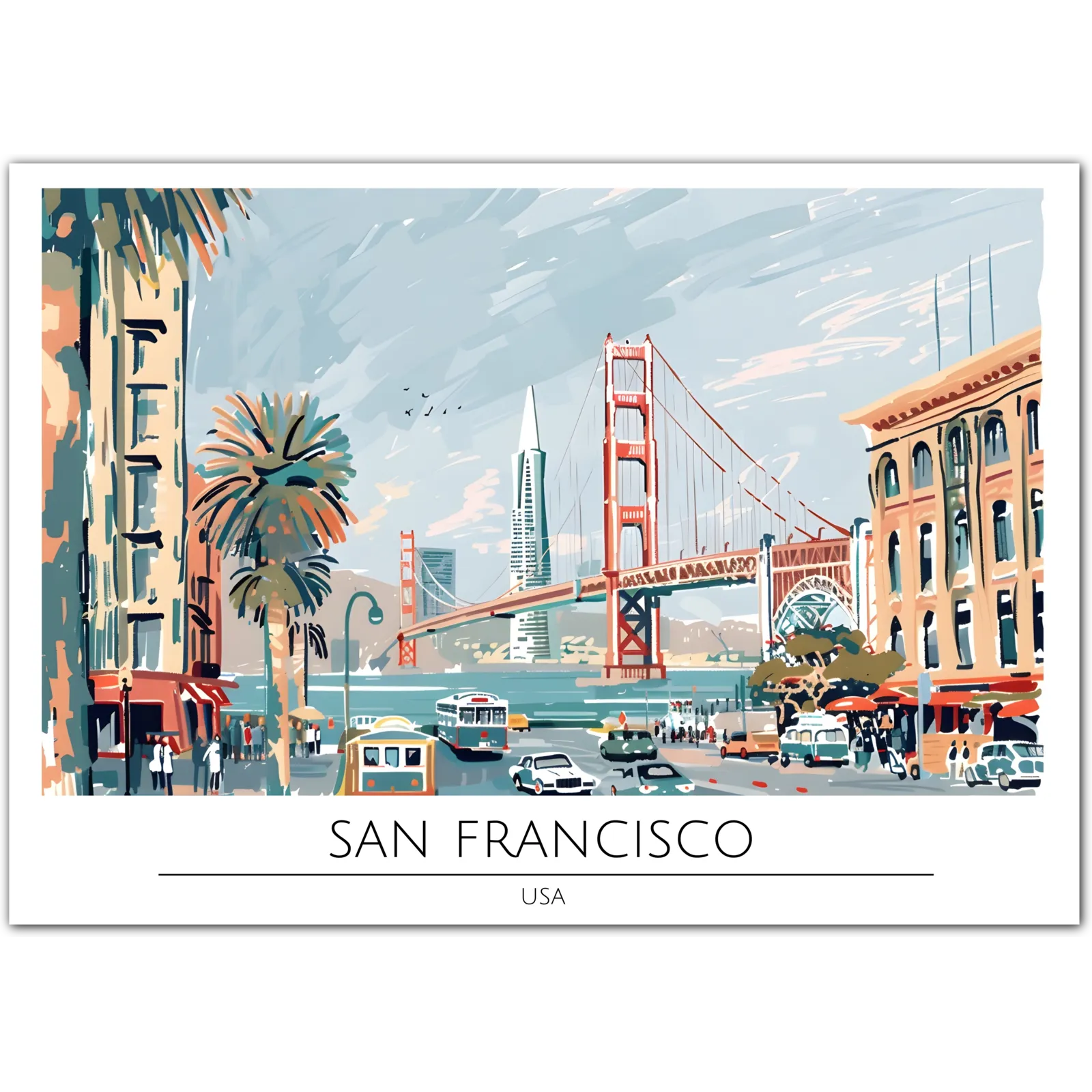 Golden Gate Charm: San Francisco’s Iconic City View