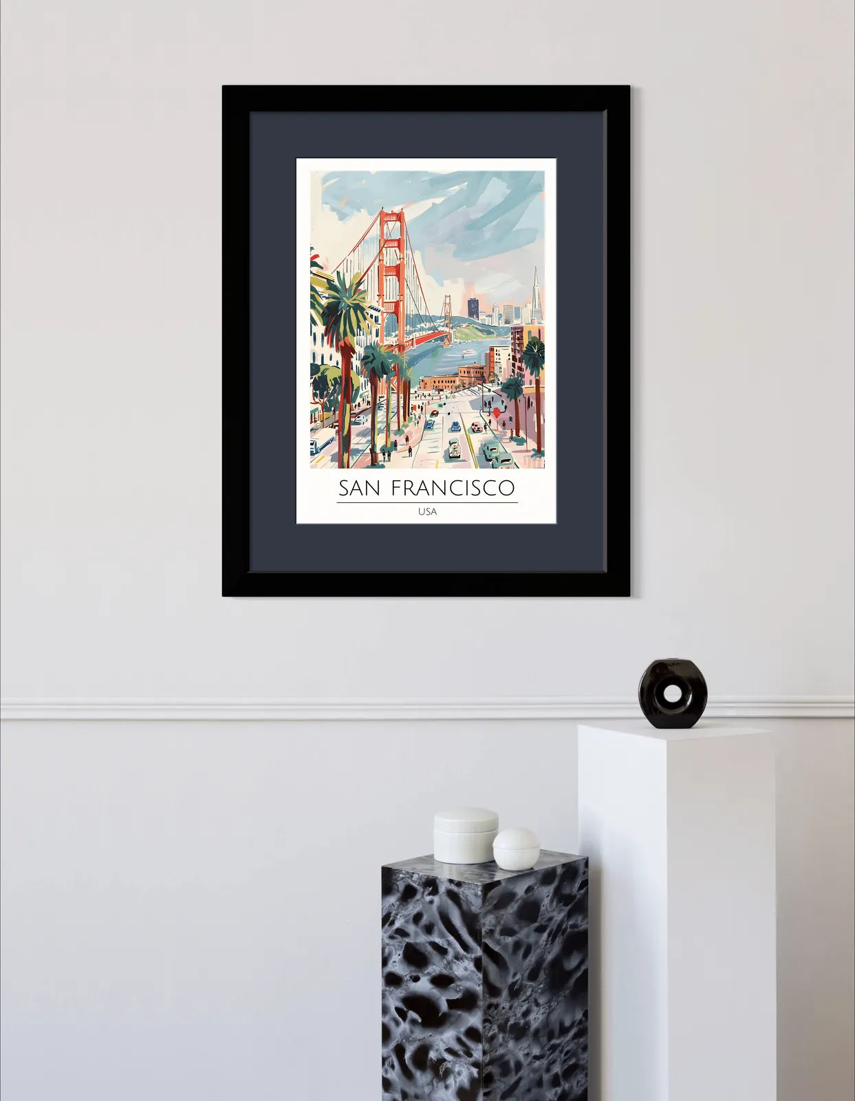 San Francisco USA Art Print – Golden Gate Bridge