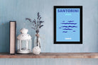 Santorini Island Greek Aegean Waves Art Print