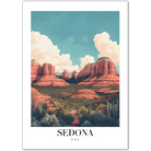 Red Rock Majesty: Sedona’s Awe-Inspiring Desert Landscape Art Print