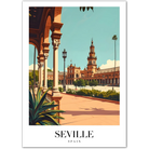 Seville’s Andalusian Beauty: Spanish Architecture Art Print