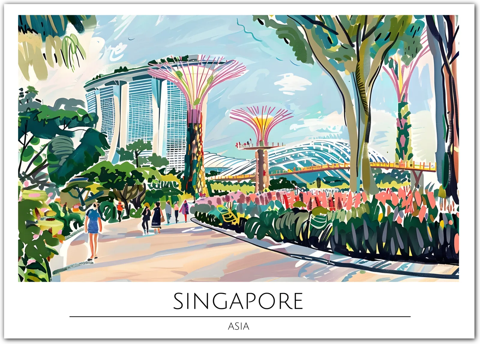 Singapore’s Garden City: Futuristic Greens and Skyline