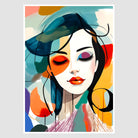 Blocks Of Colour Beauty Illustration Artwork 1