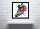 Paint Explosion Basketball Trainer Digital Art Print 2