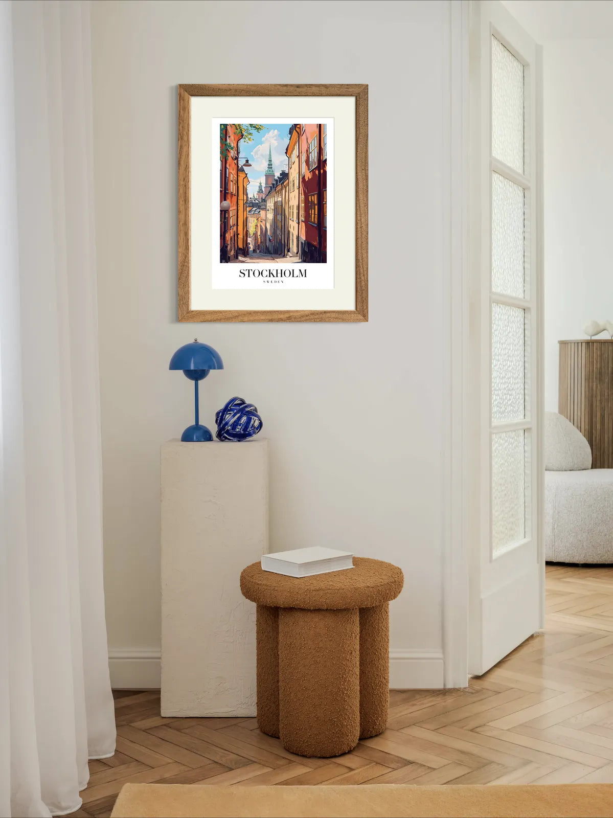 Stockholm’s Old Town: Swedish Cityscape Art Print