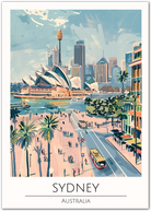 Sydney Art Print – Iconic Australian Skyline and Harbour Views