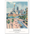 Sydney Art Print – Iconic Australian Skyline and Harbour Views