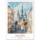 Tallinn Art Print – Stunning Estonian Architecture and Historic Streets