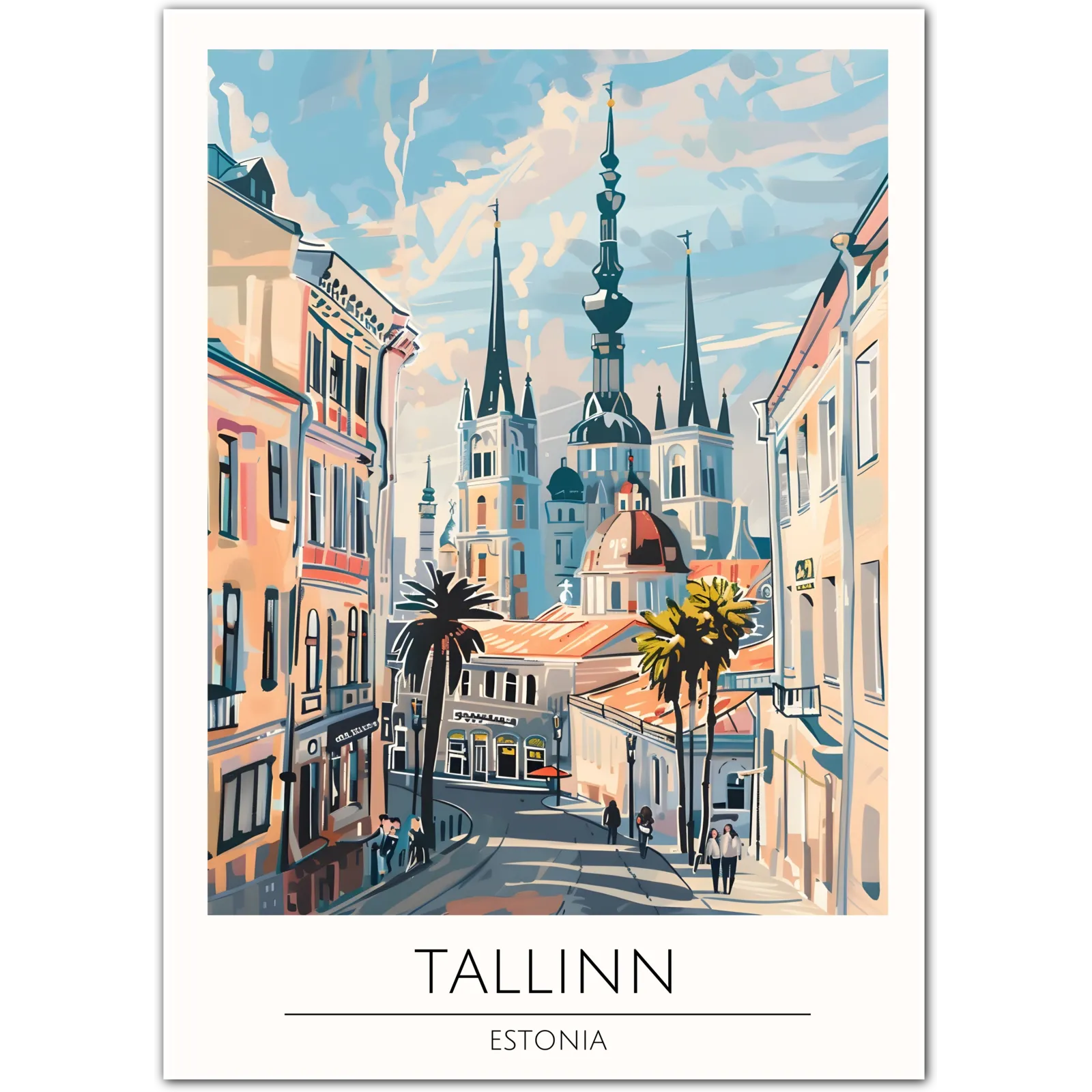 Tallinn Art Print – Stunning Estonian Architecture and Historic Streets