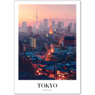 Tokyo at Dusk: Neon City Lights Art Print